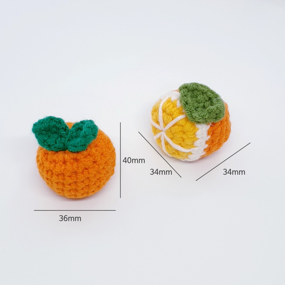 귤키링 한라봉 인형 열쇠고리 악세사리 부자재의 크기는36*40/34*34mm입니다.