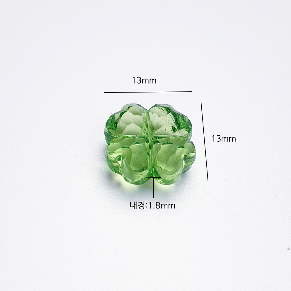 제품의 크기는 가로 13mm, 길이 13mm, 내경 1.8mm입니다.