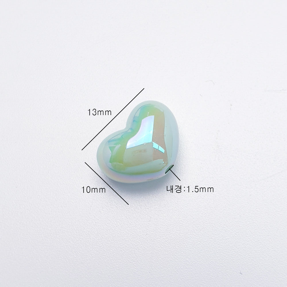 이 제품은 가로 13mm, 길이 10mm, 내경 1.5mm 크기입니다.