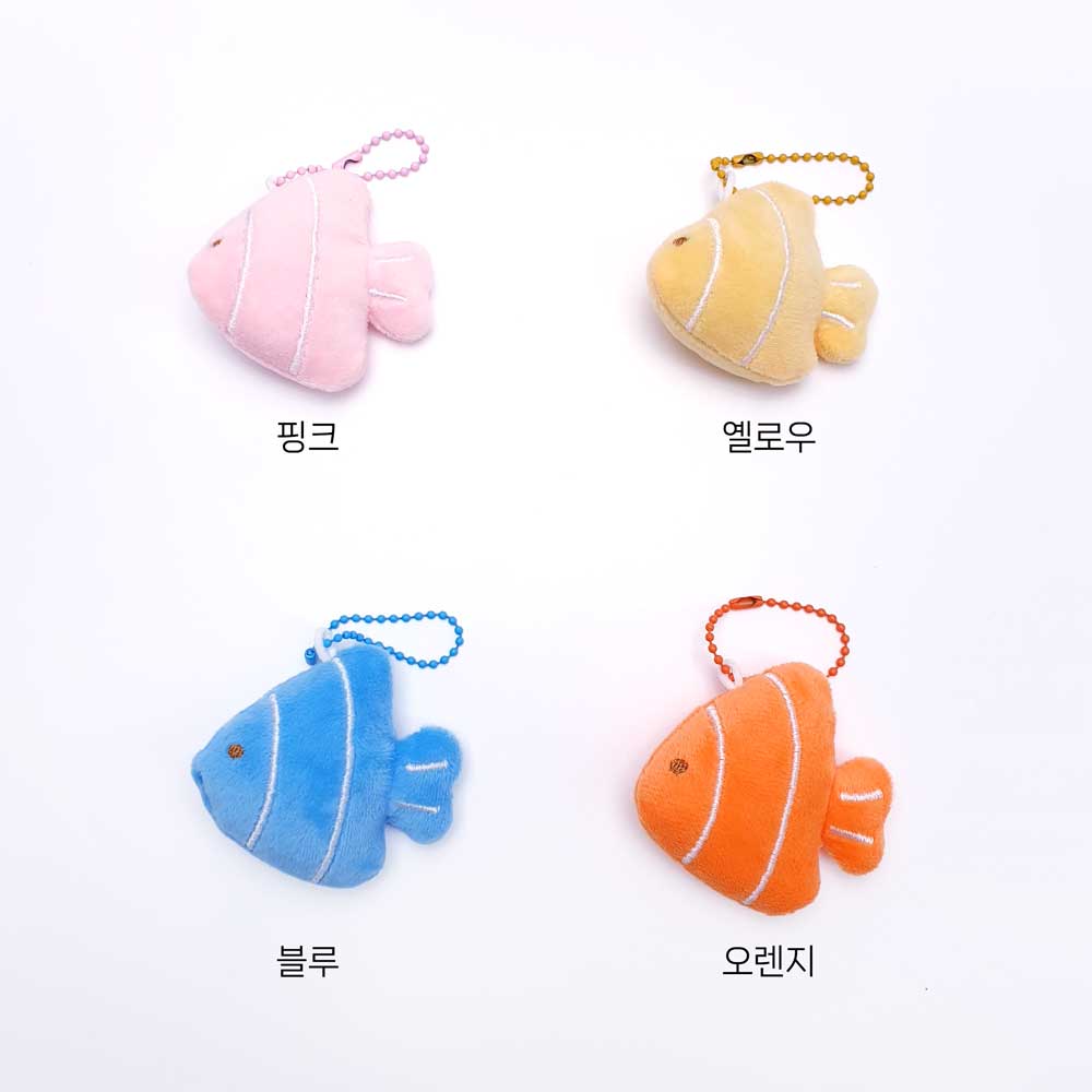 제품의 색상은 핑크, 옐로우, 오렌지, 블루 총 4가지입니다.